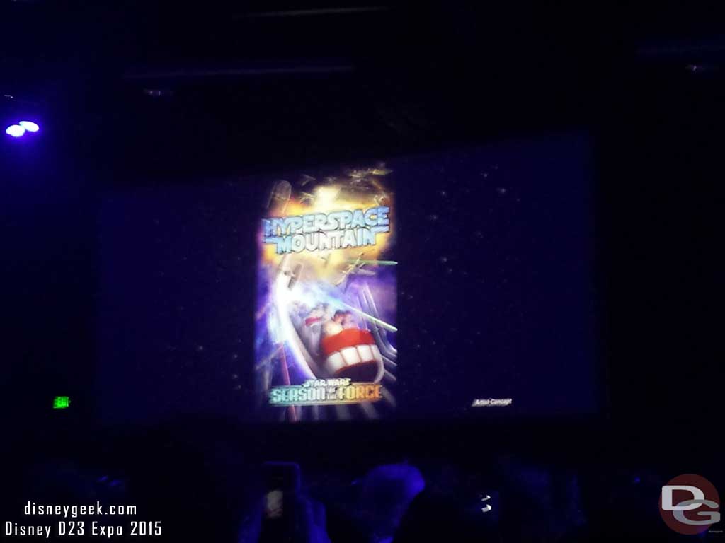Hyper Space Mountain coming in the spring