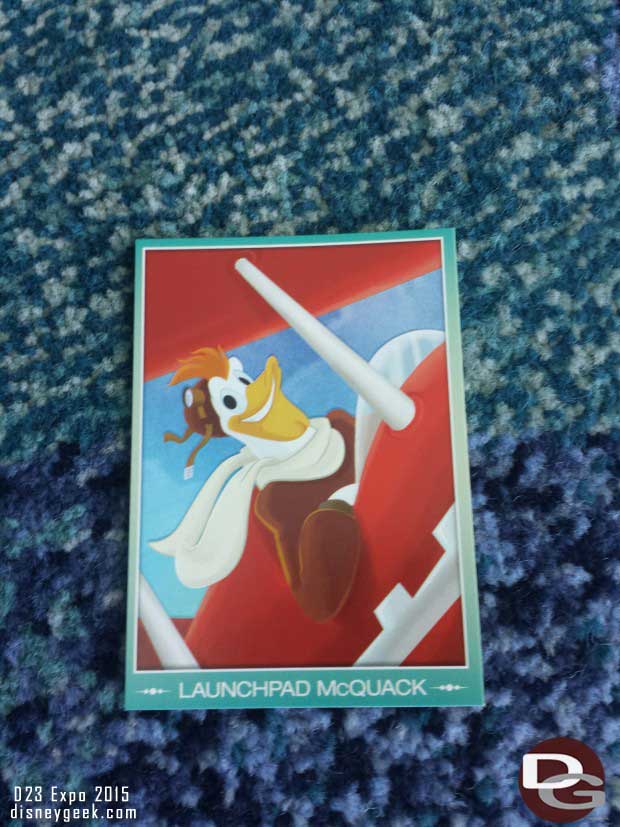 A trading card alert went out.  This time for Launchpad