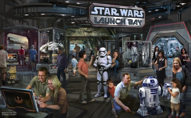 Star Wars Launch Bay Concept Art