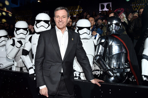 HOLLYWOOD, CA - DECEMBER 14: Chairman and CEO, The Walt Disney Company, Bob Iger attends the World Premiere of ?Star Wars: The Force Awakens? at the Dolby, El Capitan, and TCL Theatres on December 14, 2015 in Hollywood, California.  (Photo by Alberto E. Rodriguez/Getty Images for Disney) 