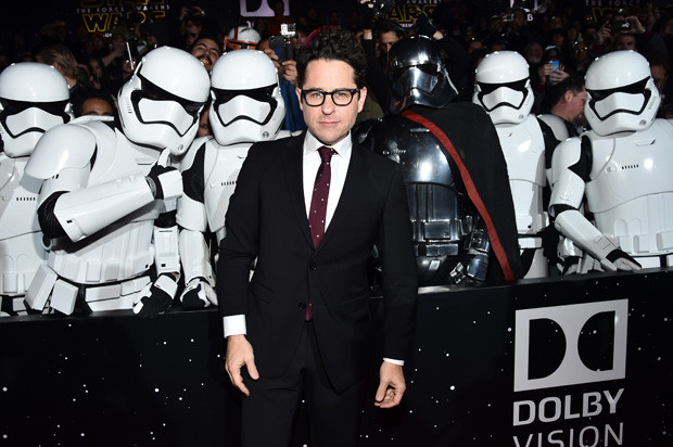 HOLLYWOOD, CA - DECEMBER 14:  Director J.J. Abrams attends the World Premiere of ?Star Wars: The Force Awakens? at the Dolby, El Capitan, and TCL Theatres on December 14, 2015 in Hollywood, California.  (Photo by Alberto E. Rodriguez/Getty Images for Disney) 