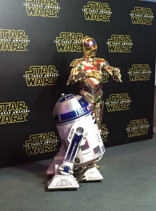 Star Wars - The Force Awakens - First of our VIP guests at the press event for