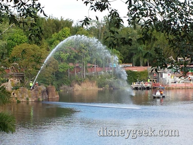 Looks like some Rivers of Light testing going on