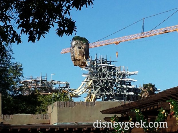 Pandora the World of Avatar construction at Disney's Animal Kingdom.