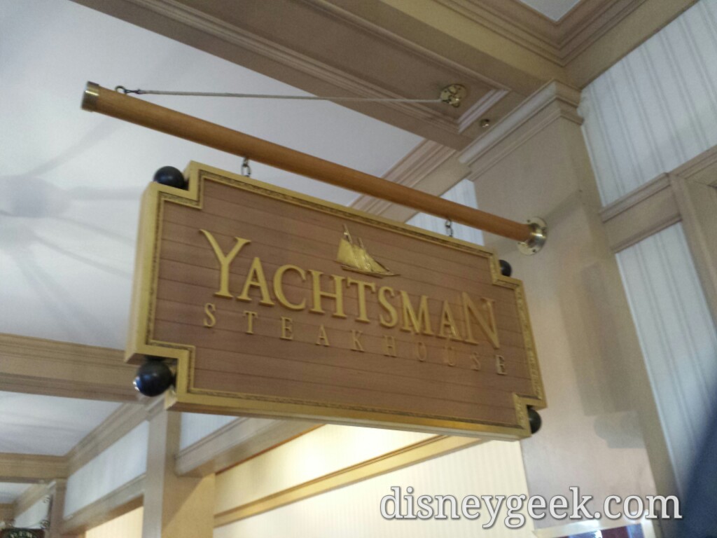 Dinner at Yachtsman tonight.. a favorite of mine.
