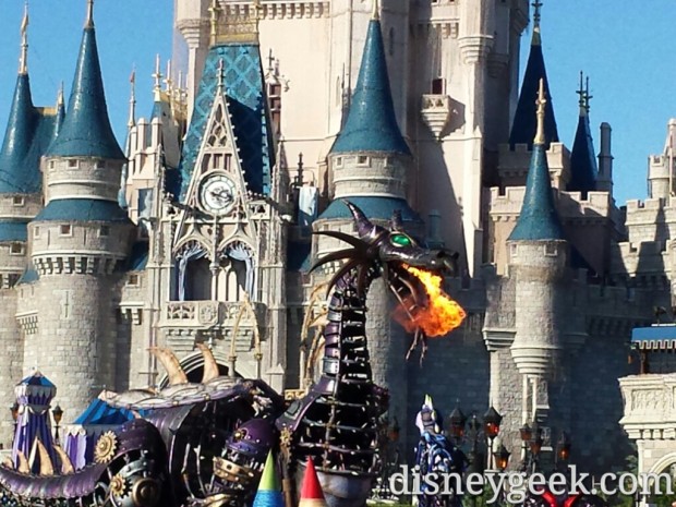Maleficent Dragon in Festival of Fantasy Parade