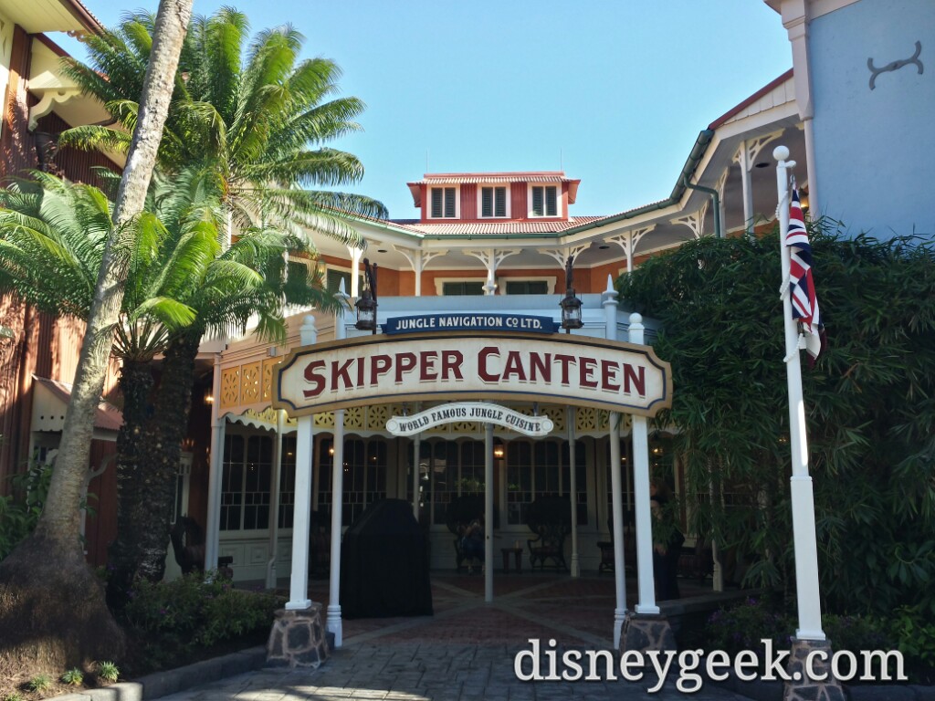 Walls down at the Skipper Canteen and the CM said a soft opening later today.