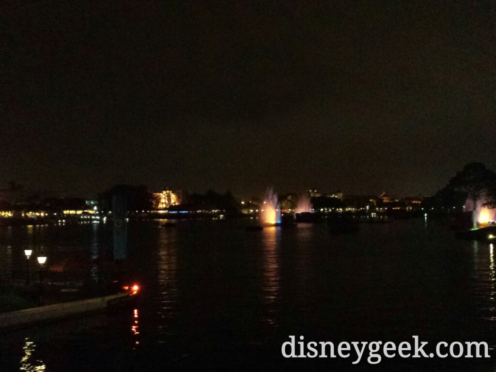 Waited for the rain to let up then walked very quickly to Epcot.. making it in less than 25 min including a couple stops under cover.