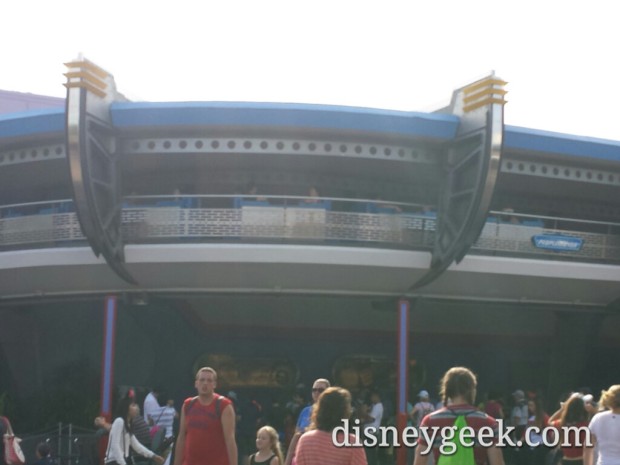 The plan was to go for one last tour of Tomorrowland on the PeopleMover but it was down with guests on board so we kept walking.