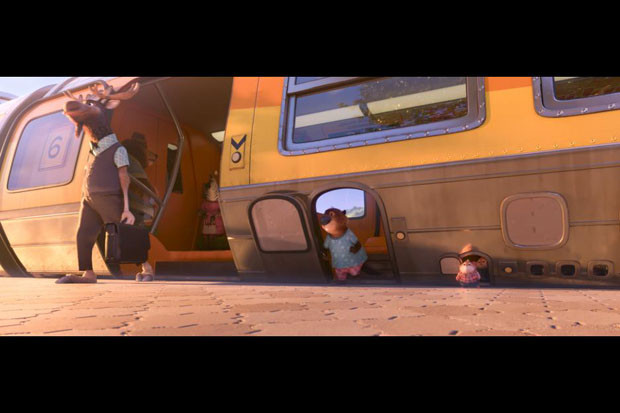 A WORLD FOR BIG AND SMALL — Walt Disney Animation Studios' "Zootopia" features a vast world where humans never existed. With advanced transportation systems that accommodate mammals of all shapes and sizes, the modern mammal metropolis was built by animals for animals. ©2016 Disney. All Rights Reserved.