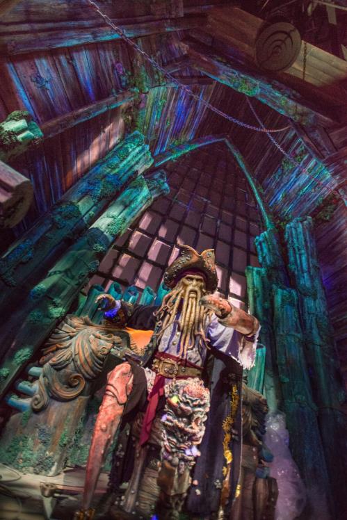 Guests will experience an all-new story with their favorite pirate characters, such as Davy Jones, aboard Pirates of the Caribbean: Battle for the Sunken Treasure. Action