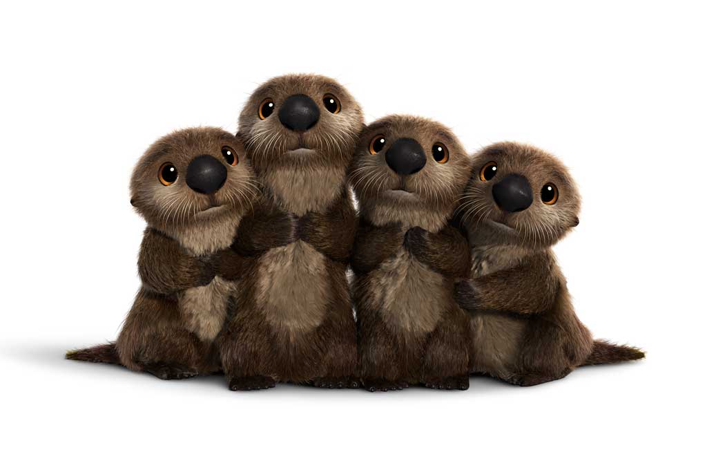 FINDING DORY - OTTERS are seriously cute. Seriously, who can resist their sweet, furry faces? ©2016 Disney•Pixar. All Rights Reserved.