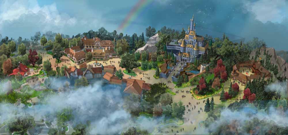 New Area of Fantasyland Overall View