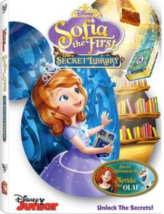 Sofia the first Secret Library dvd