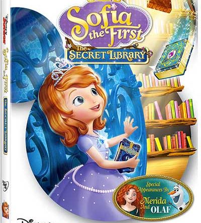Sofia the first Secret Library dvd