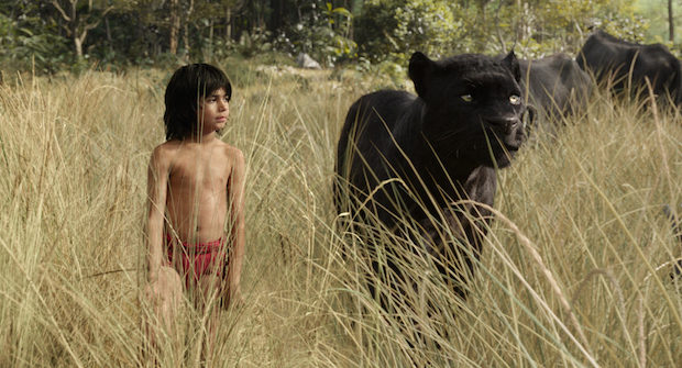 THE JUNGLE BOOK - (L-R) MOWGLI and BAGHEERA. ©2015 Disney Enterprises, Inc. All Rights Reserved.