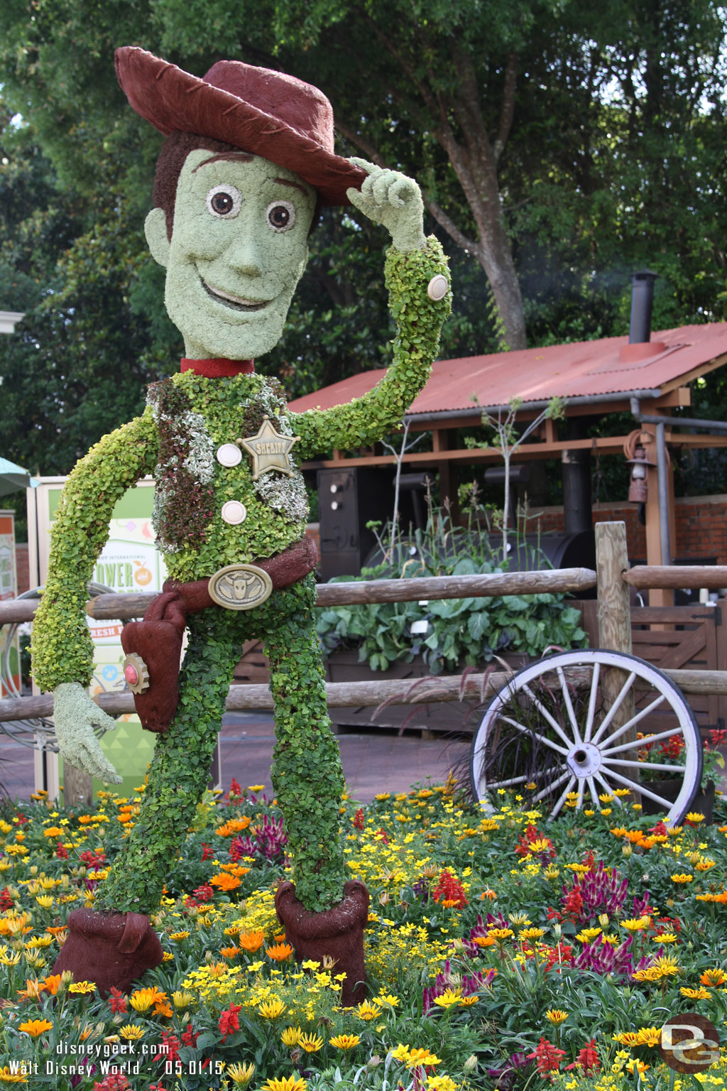 2016 - Woody Topiary at Epcot