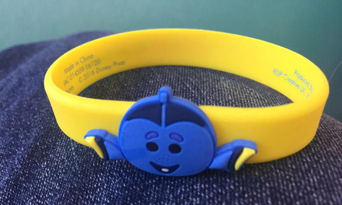 Closeup of Dory Tsum Tsum Bracelet