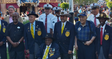 Buffalo Soldiers Honored at Disneyland Flag Retreat