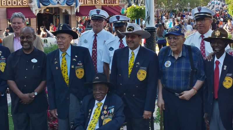 Buffalo Soldiers Honored at Disneyland Flag Retreat