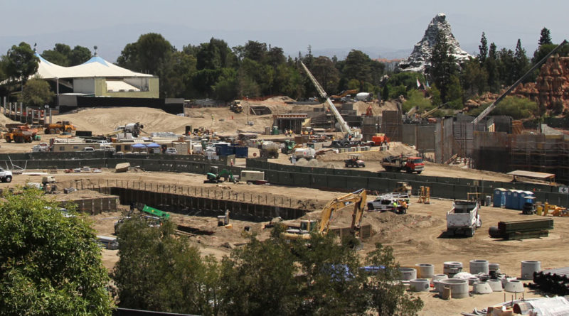 Disneyland Star Wars Construction