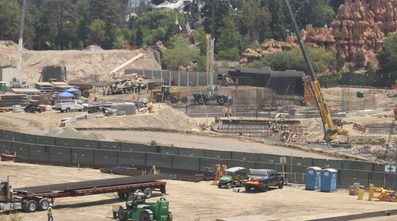 Disneyland Star Wars Construction 8/5