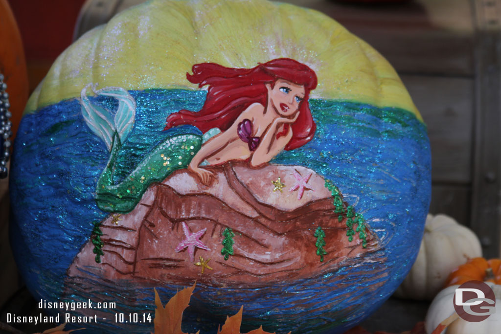 Disneyland Pumpkin 2014 - Ariel