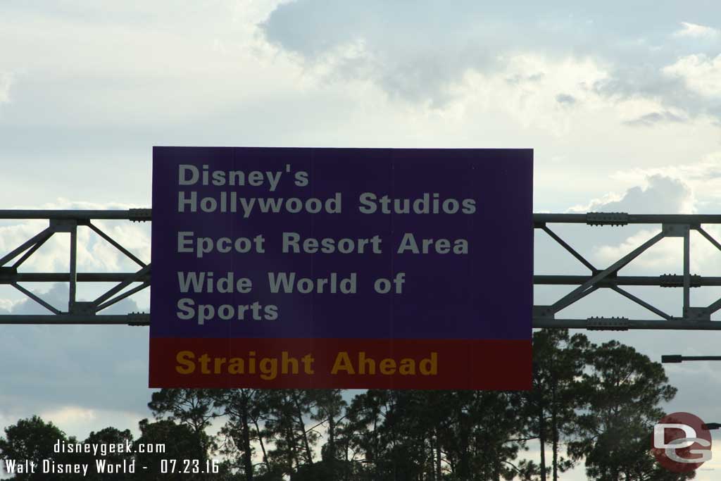 Disney Road Signs