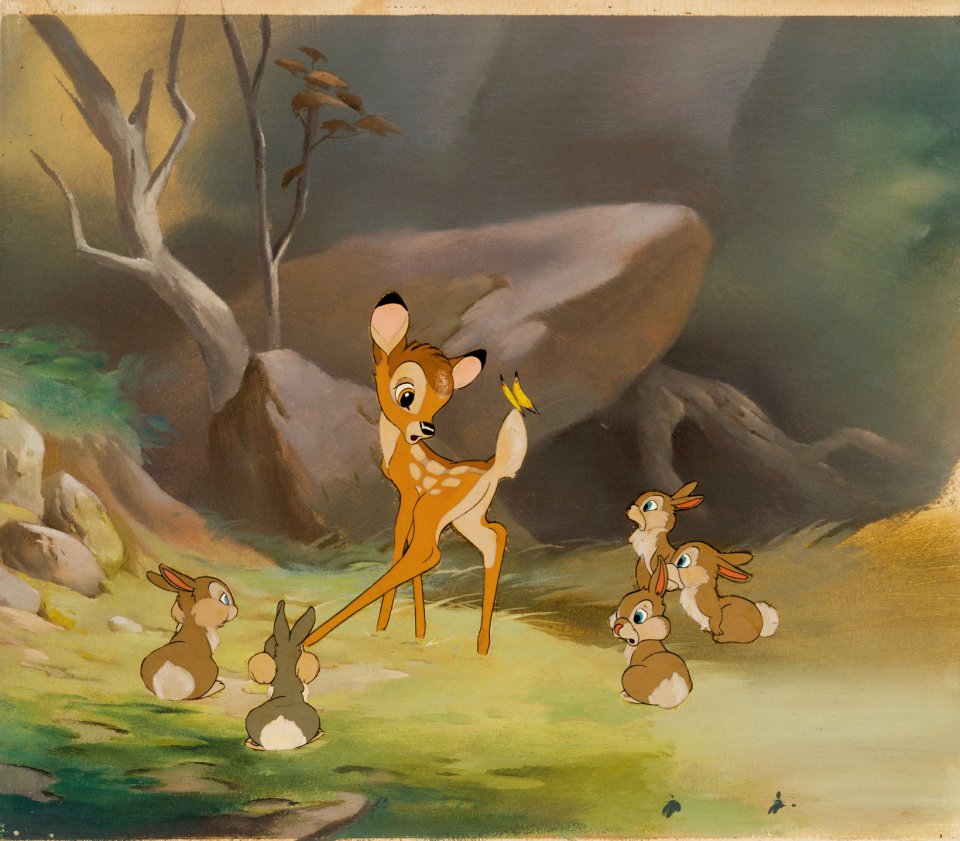 Courtesy of Disney Enterprises, Inc. <b>Bambi</b>, originally intended as Walt Dis...