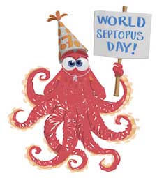 Celebrate World Septopus Day on Oct. 7