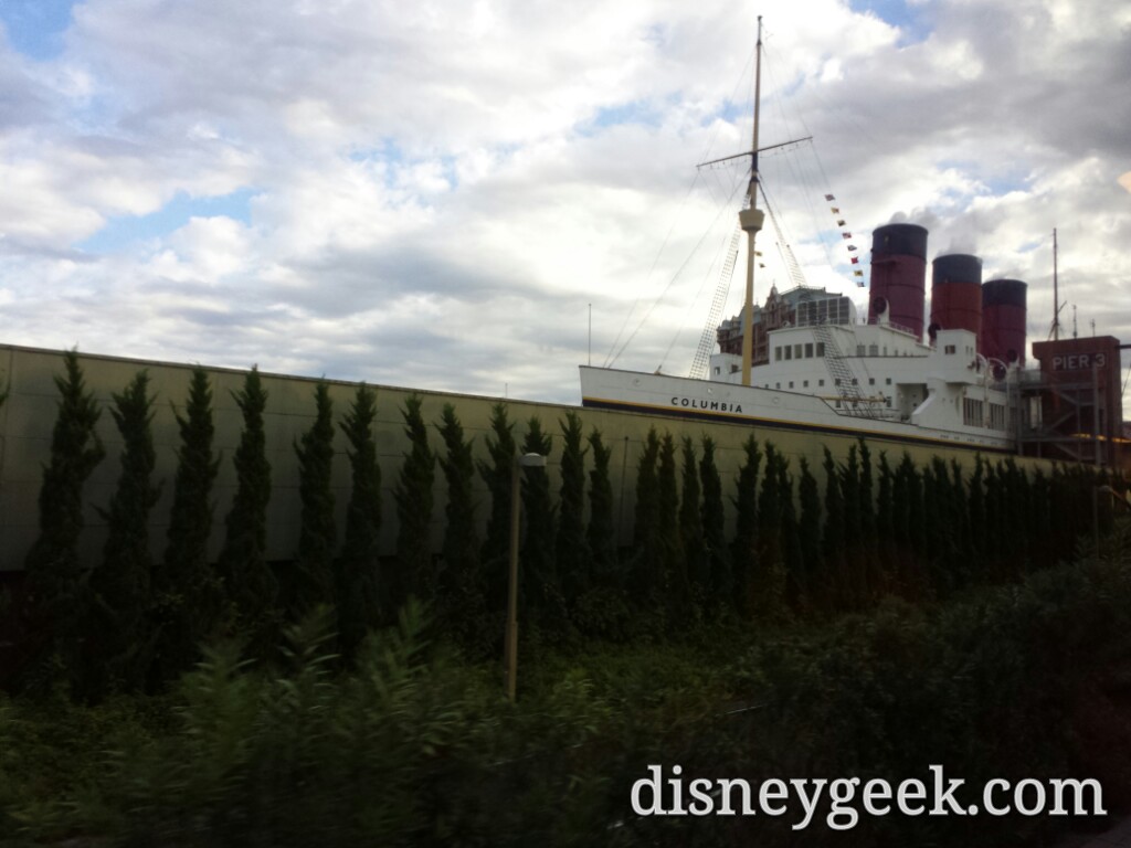Tokyo DisneySea - Passing by the SS Columbia on the way to the park.