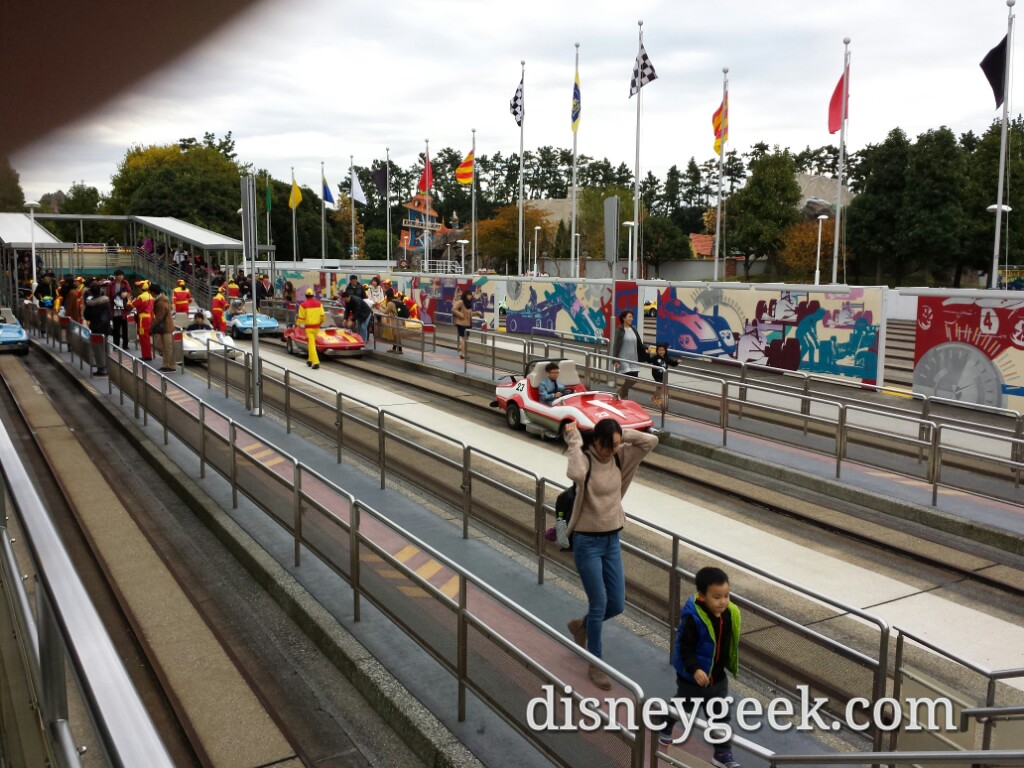 Tokyo Disneyland - Grand Circuit Raceway - Scheduled to close in January to make way for the Beauty and the Beast area.
