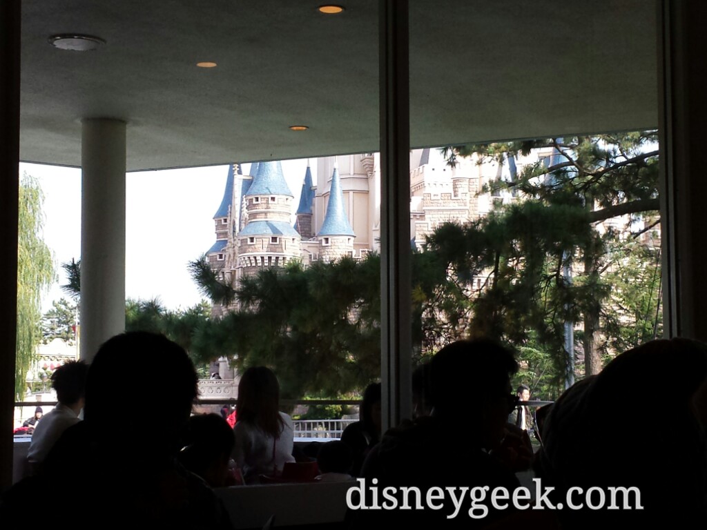 Tokyo Disneyland - Cinderella Castle from Tomorrowland Terrace