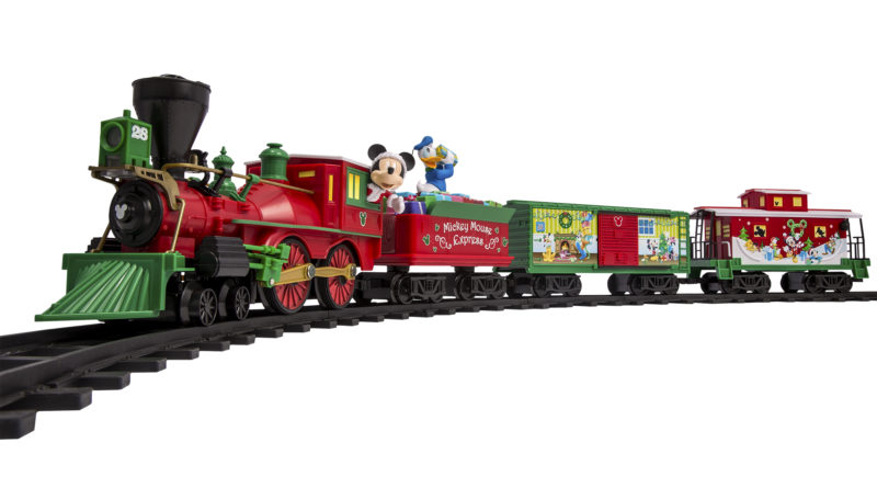 lionel mickey mouse christmas express lionchief train set