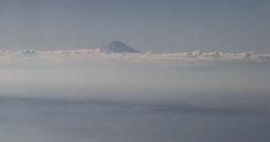 Mt Fuji From Plane - Featured