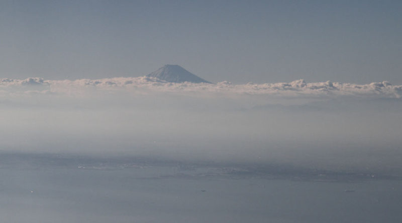 Mt Fuji From Plane - Featured