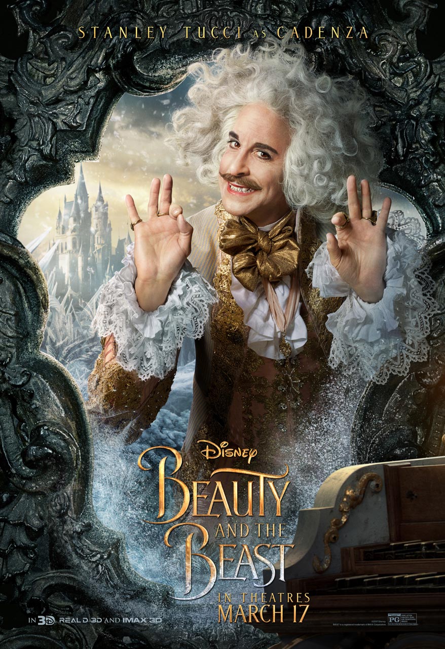 Beauty and the Beast -  Stanley Tucci as Cadenza