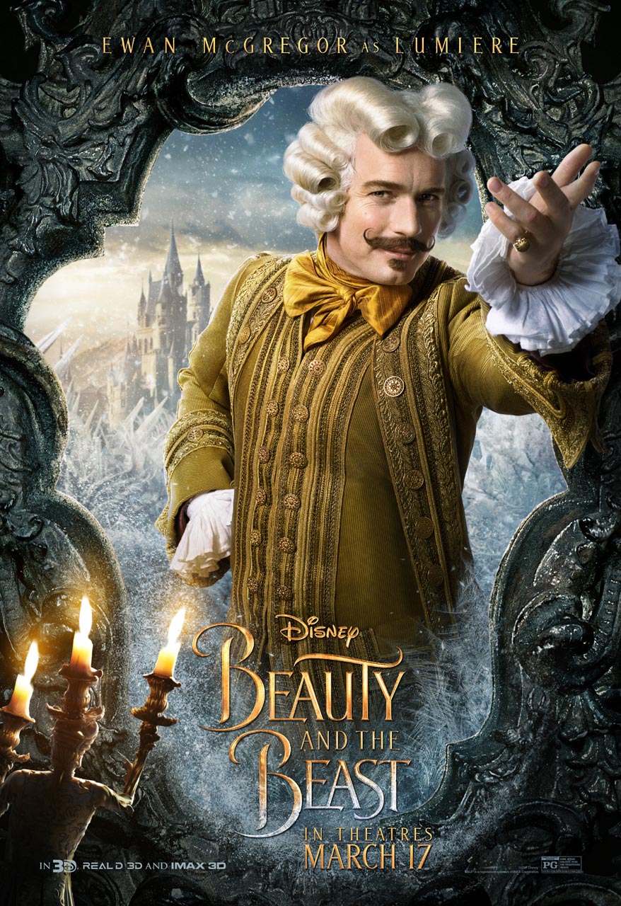 Beauty and the Beast - Ewan McGregor as Lumière