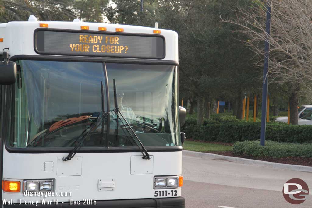 WDW Bus Signs