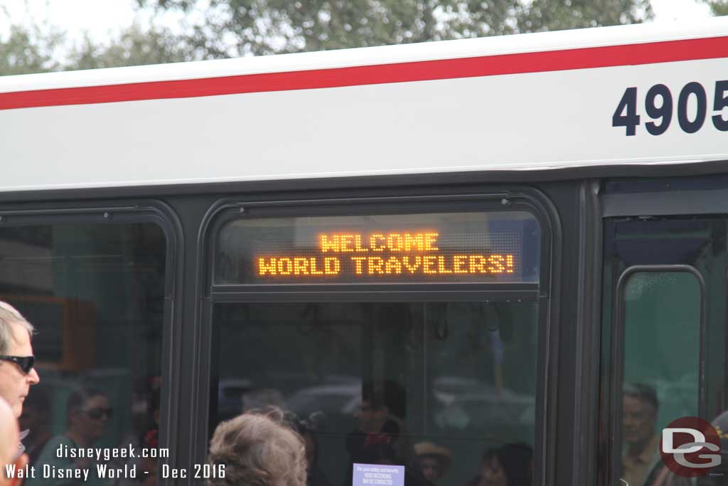 WDW Bus Signs