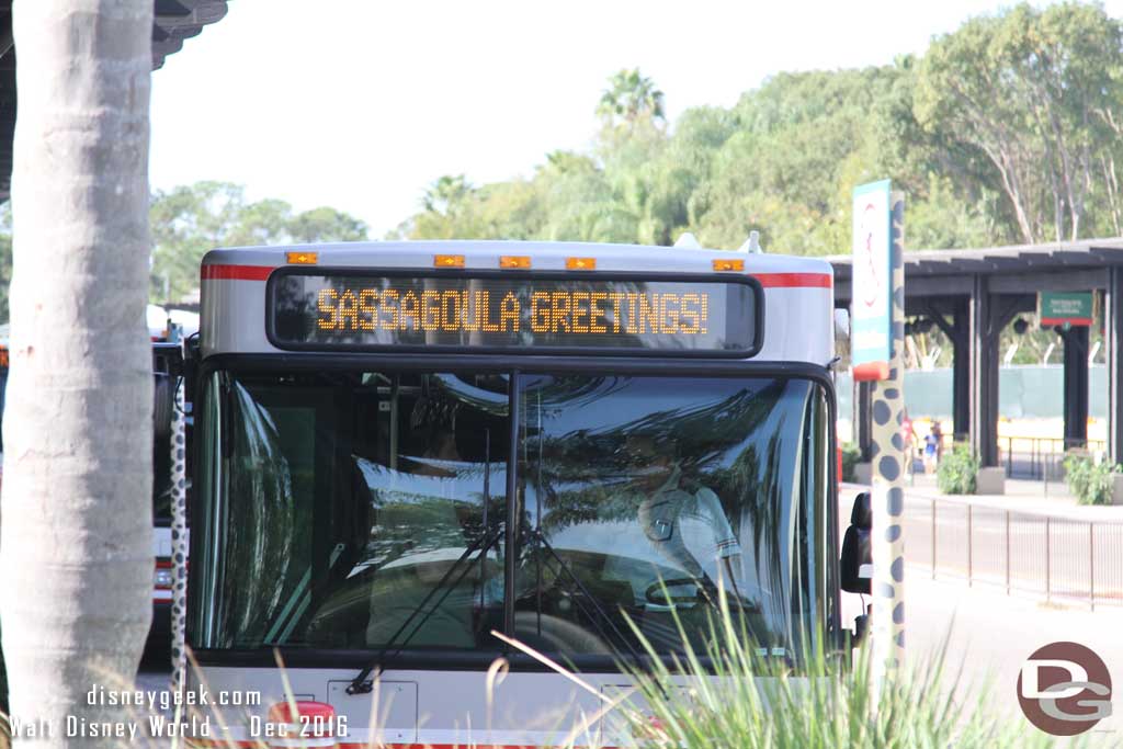 WDW Bus Signs