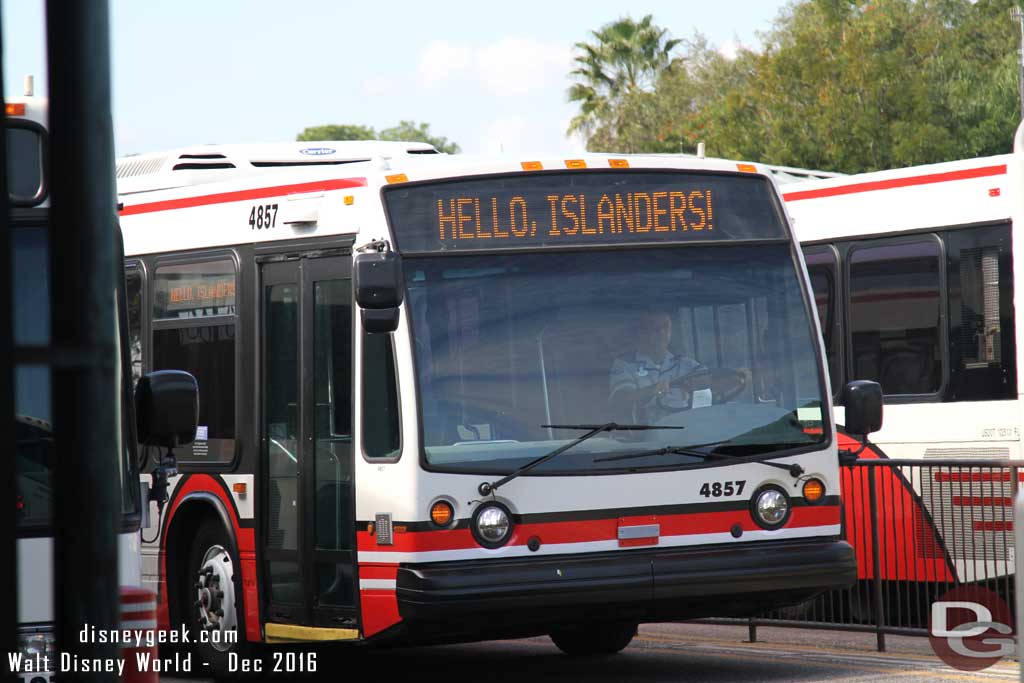 WDW Bus Signs