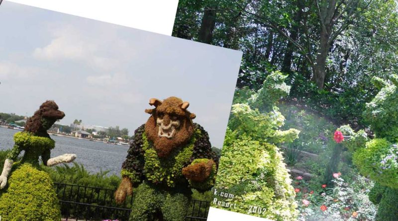 Beauty the Beast Topiaries