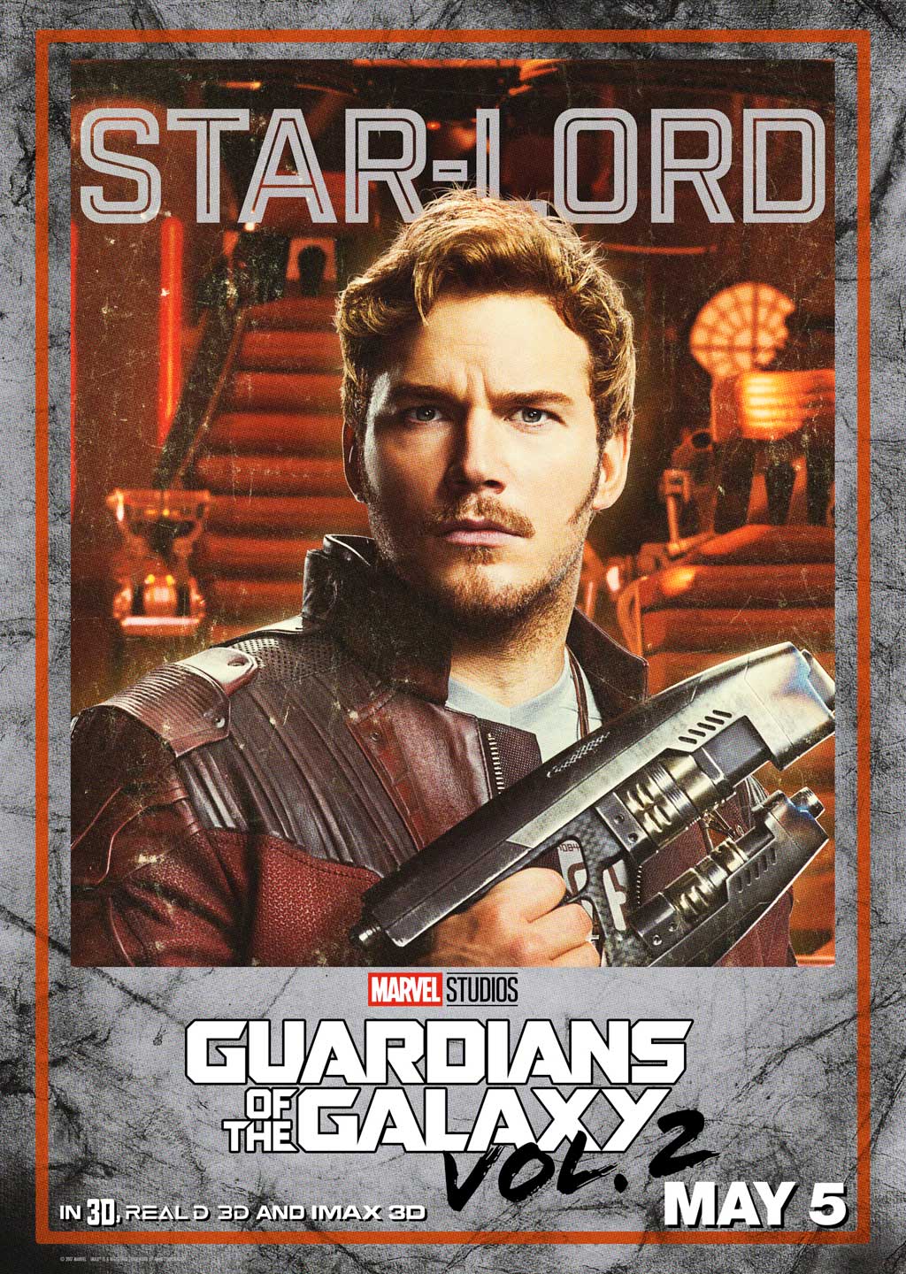 GOTG2 48x67.5 TradCard Star Lord v3 Lg