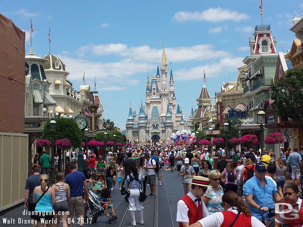 Main Street USA at the Magic Kingdom