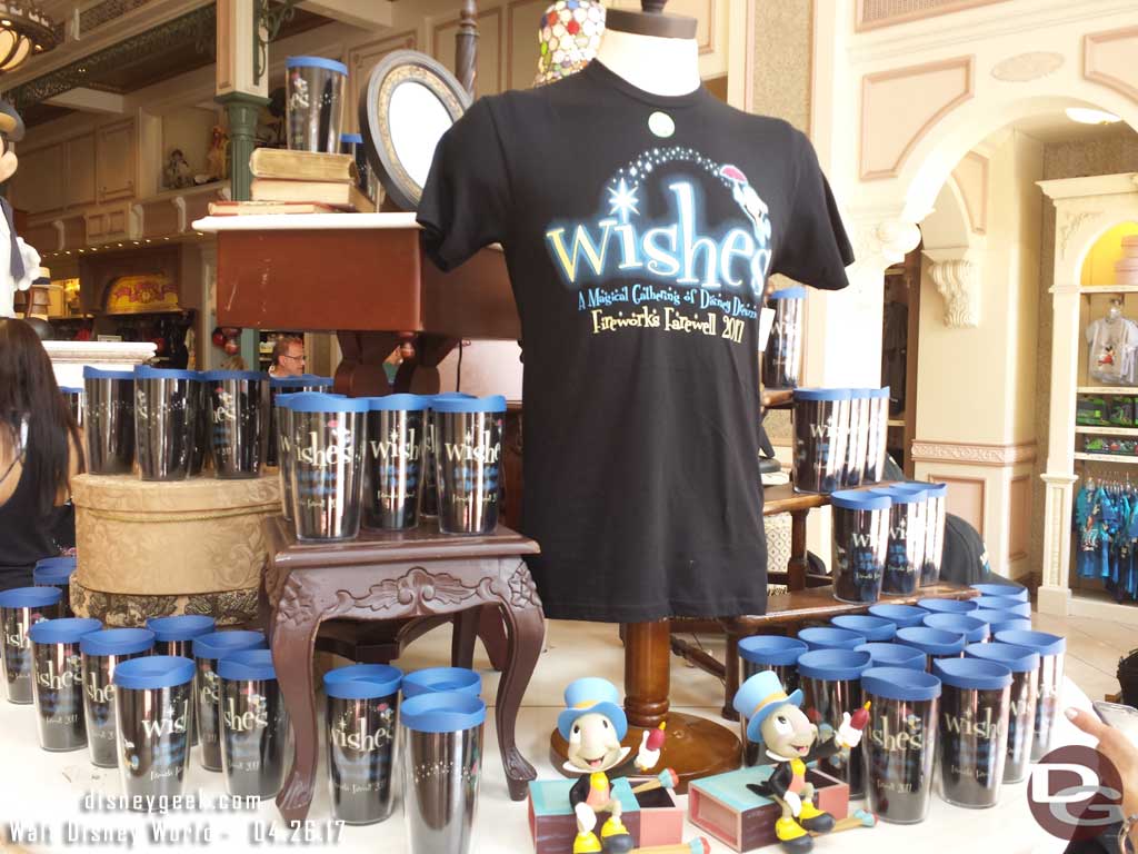 Wishes Finale merchandise is available.