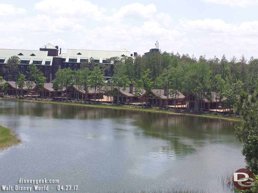 Copper Creek Cabins at the Wilderness Lodge along Bay Lake