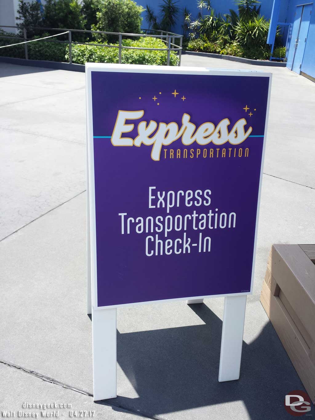 Used the Express Transportation Bus to get from the Magic Kingdom to Epcot.