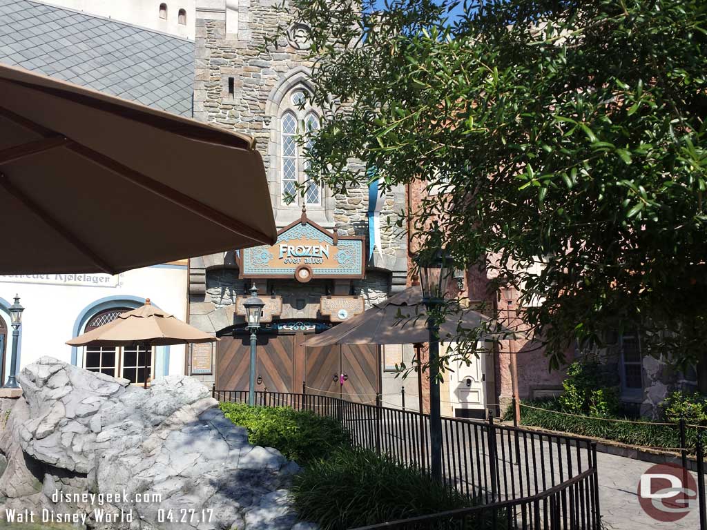 Frozen was down when it was time to use our FastPass+