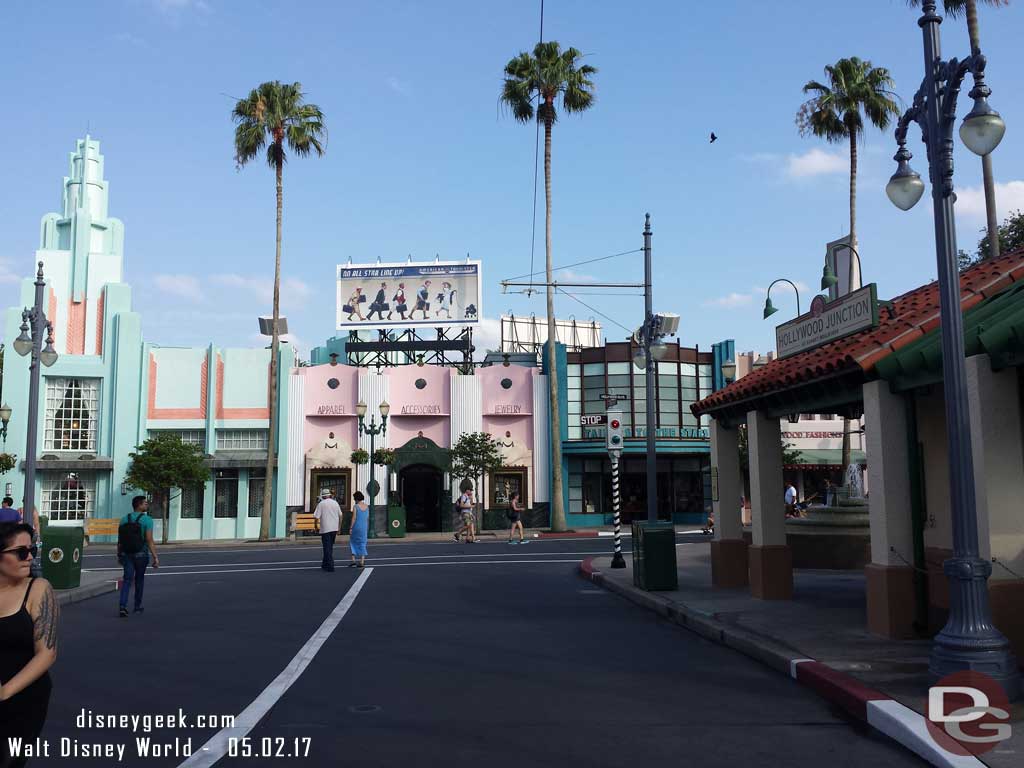 Arrived at Disney's Hollywood Studios just before 5:30pm